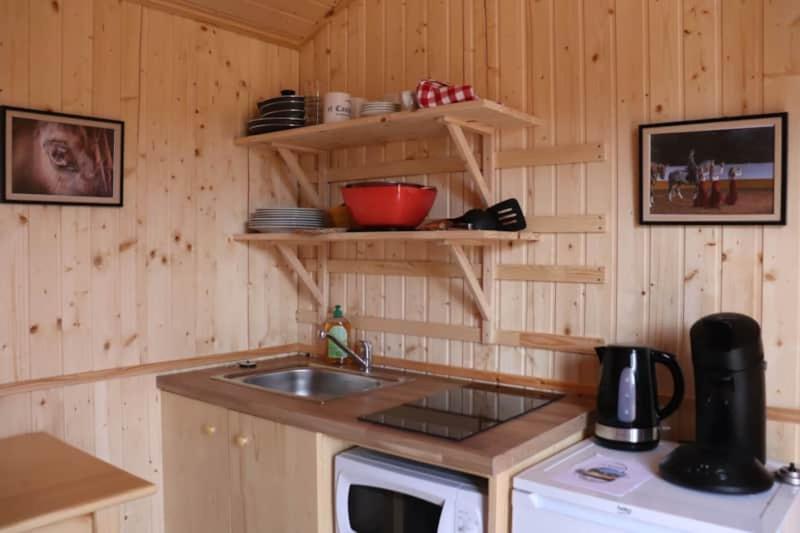 Roulottes Cocooning Au Coeur Des Landes Hotel Mees Bagian luar foto
